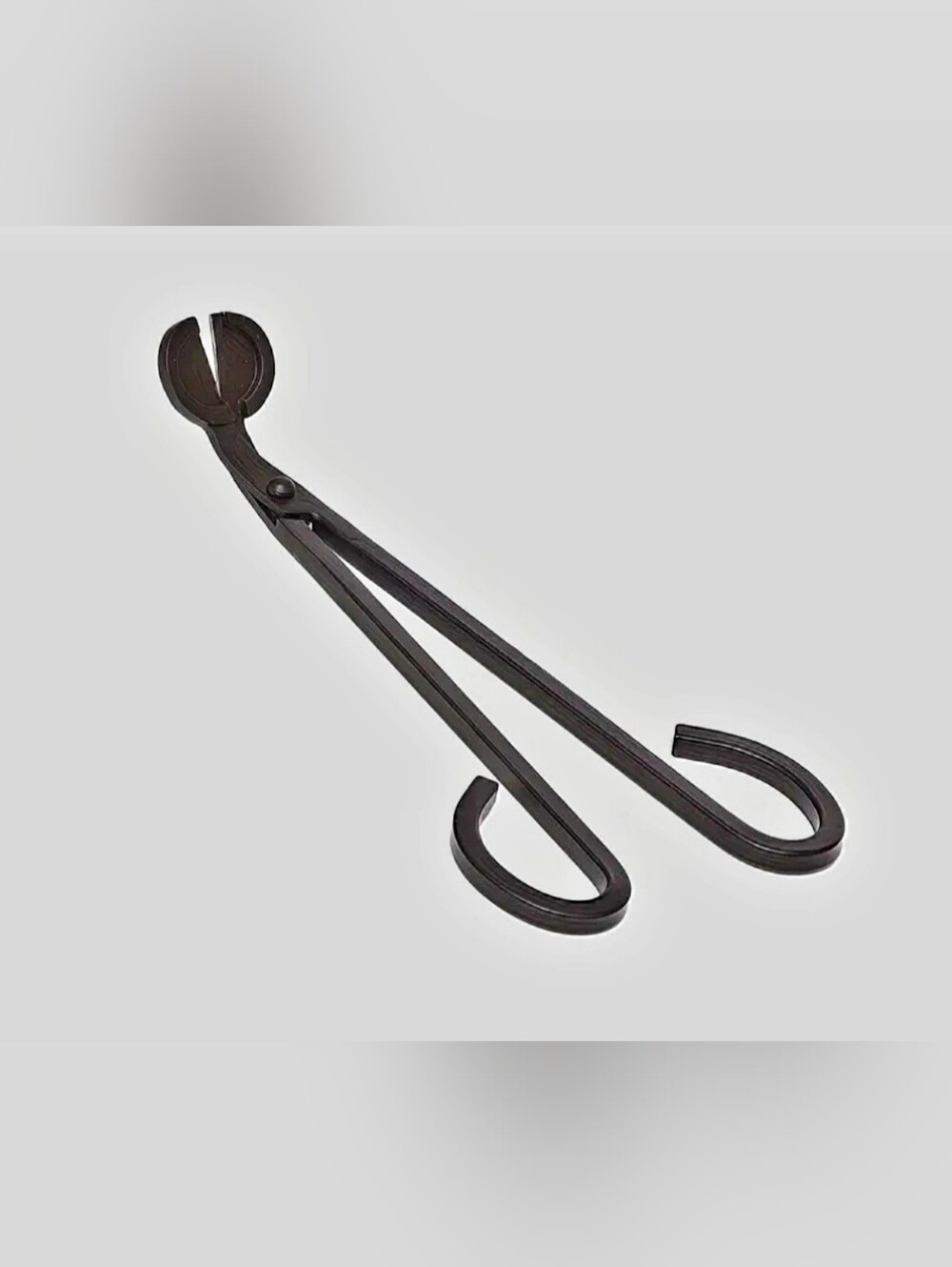Iron Candle Wick Trimmer Black